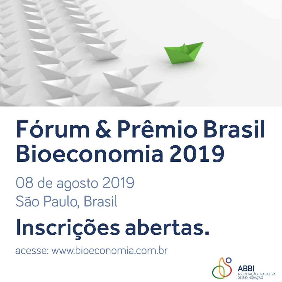 Fórum & Prêmio Brasil Bioeconomia 2019 @ São Paulo-SP