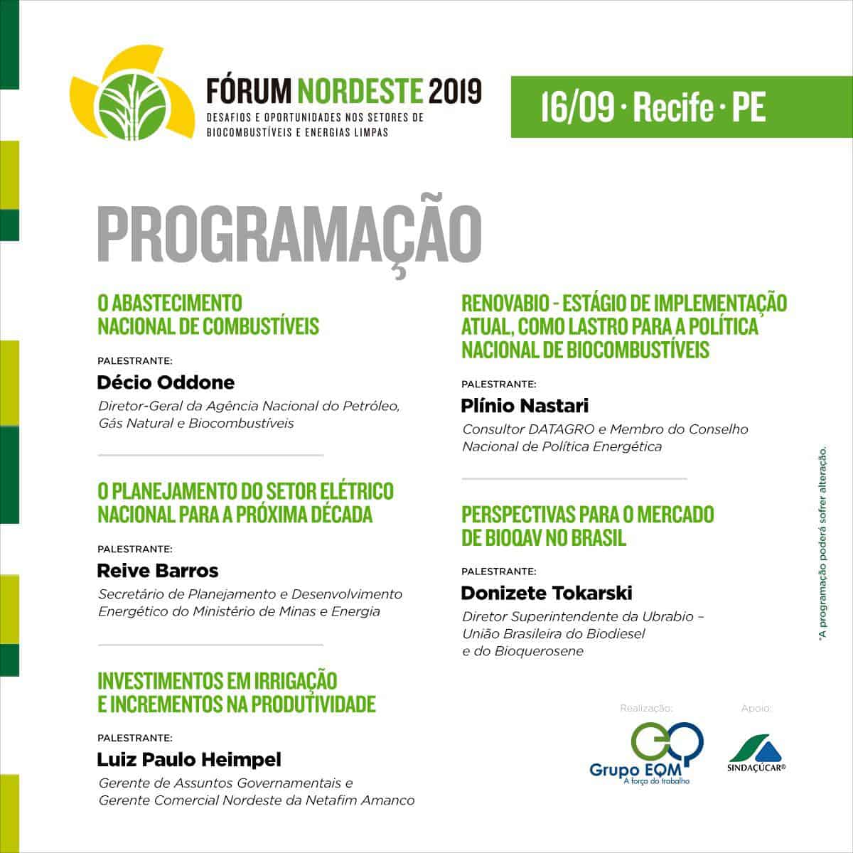 Fórum Nordeste 2019 @ Recife-PE