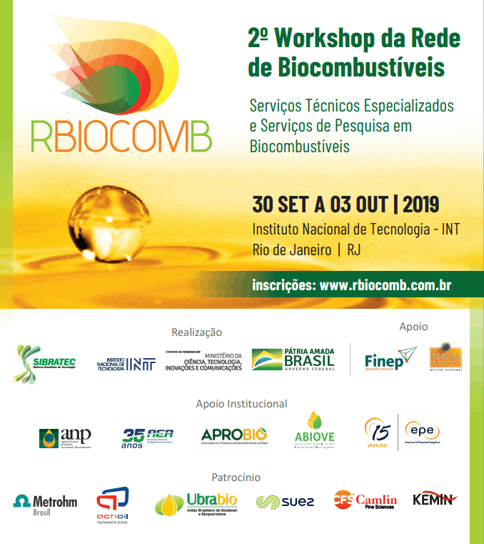 2º Workshop da Rede de Biocombustíveis @ Rio de Janeiro-RJ