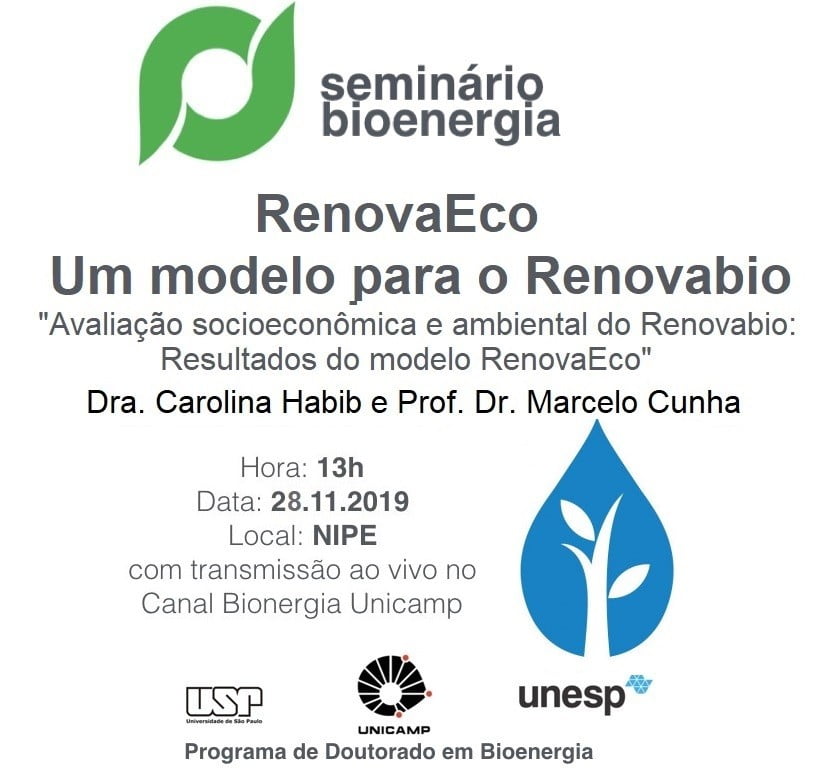 Seminário Bioenergia: RenovaEco @ Campinas-SP