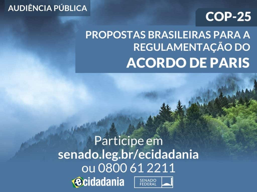 Audiência Pública CMMC sobre a COP25 @ Brasília/DF