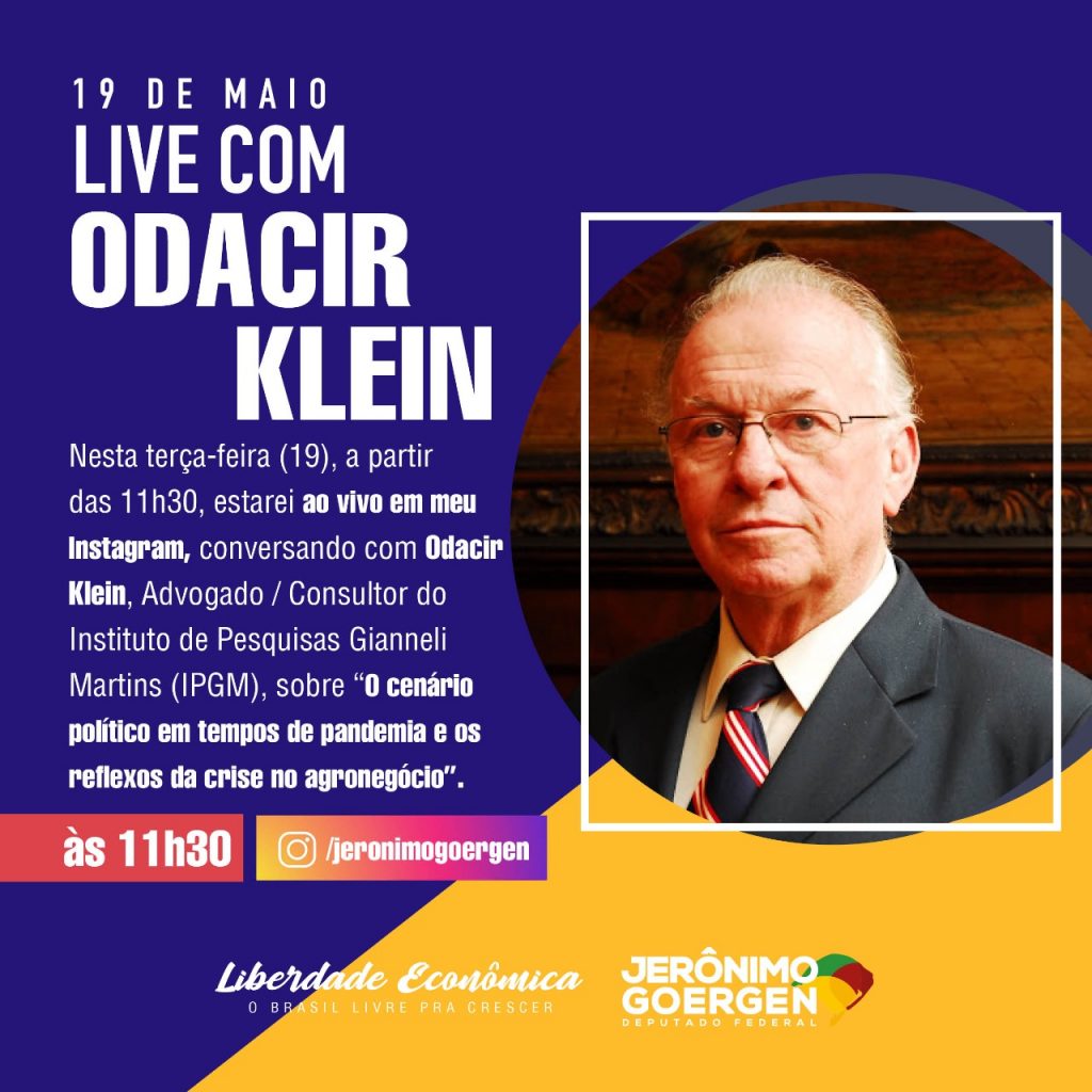 Live com Odacir Klein @ Instagram