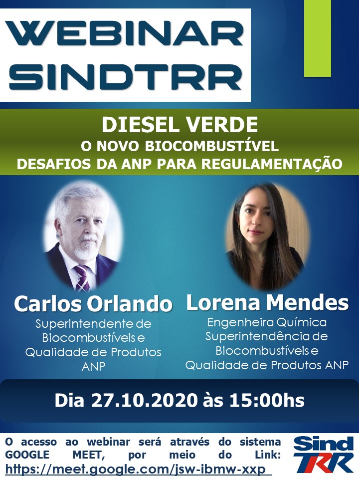 Webinar SINDTRR | Diesel Verde