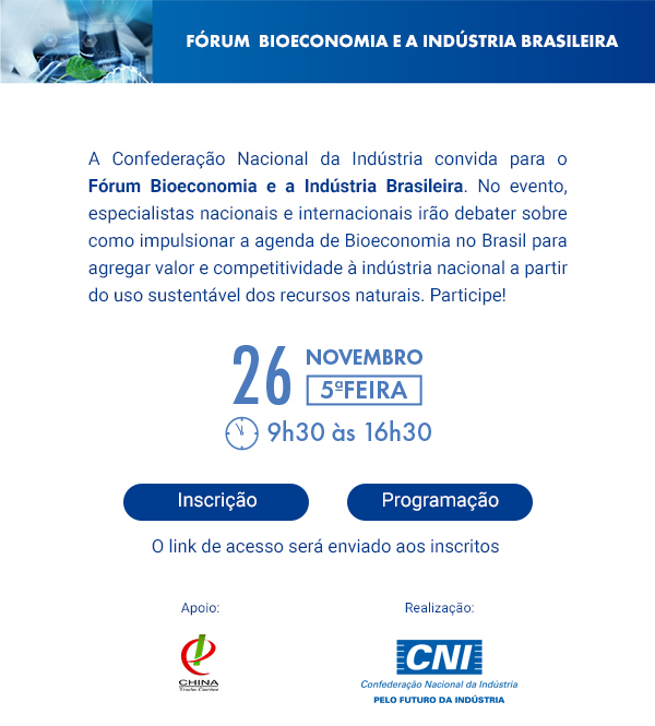 Fórum Bioeconomia e a Indústria Brasileira