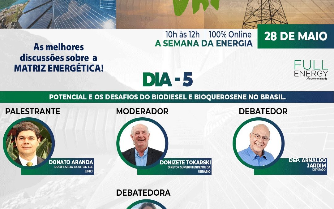 Energy Day: Potencial e os desafios do Biodiesel e Bioquerosene no Brasil