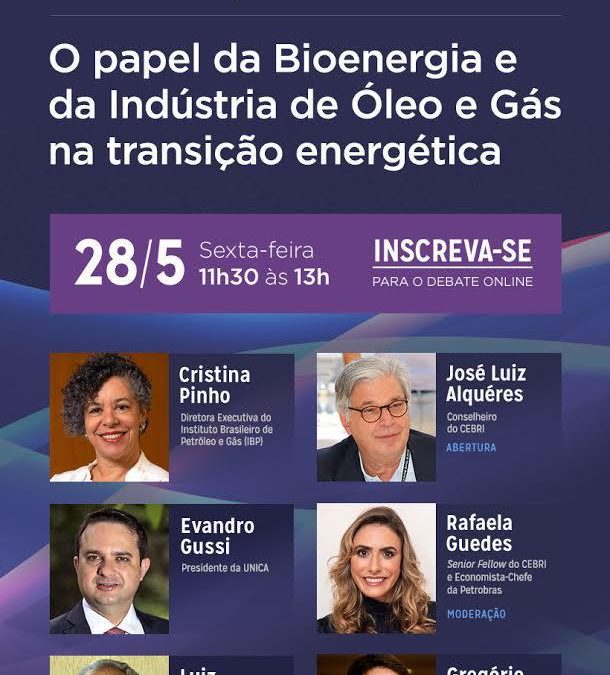 O papel da Bioenergia e da Indústria de Óleo e Gás na transição energética