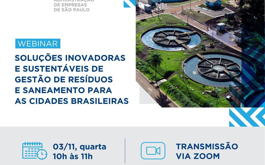 Webinar | Soluções inovadoras para gestão de resíduos e saneamento