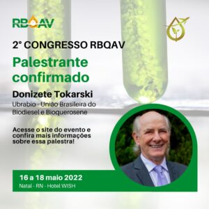 2º Congresso RBQAV - Palestrante Donize Tokarski