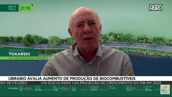 Clipping 2ª Edição: Em entrevista à TV Band, diretor da Ubrabio defende incentivos para o setor de biocombustíveis