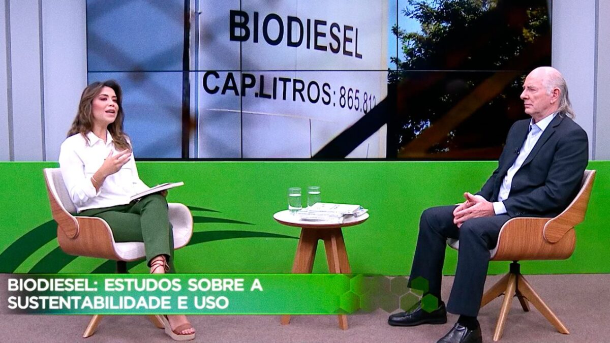 Em entrevista à TV Record, diretor da Ubrabio destaca contribuição do biodiesel no desenvolvimento do país