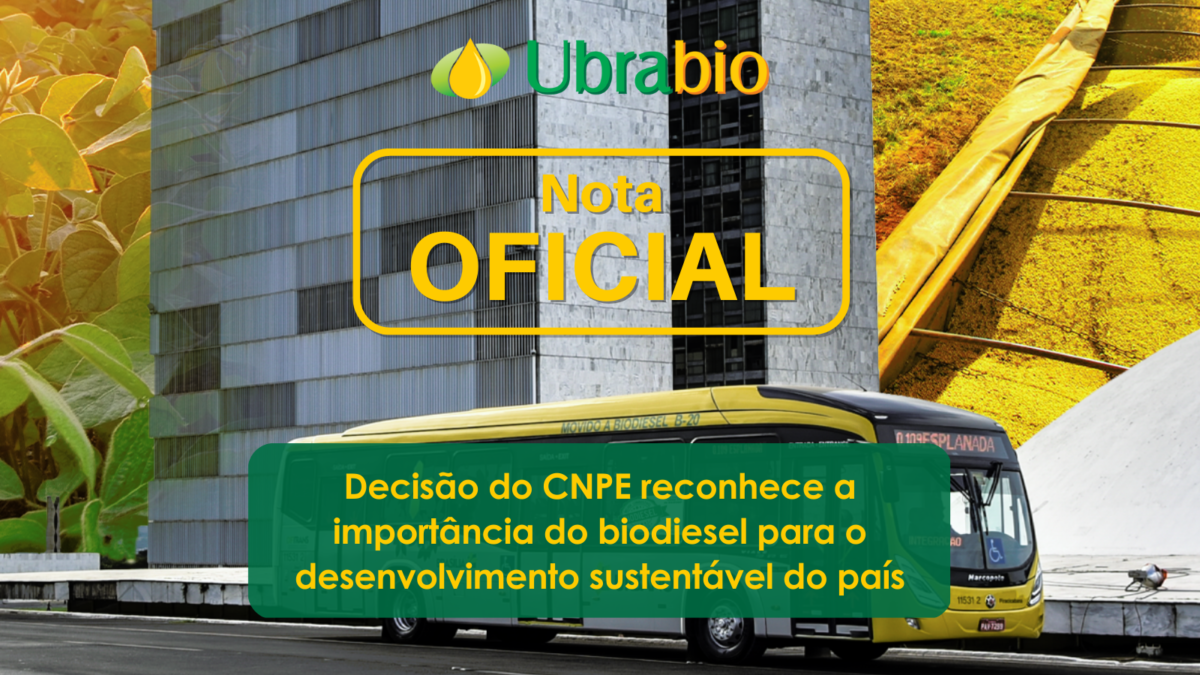Clipping 1ª Edição: Decisão do CNPE reconhece a importância do biodiesel para o desenvolvimento sustentável do país