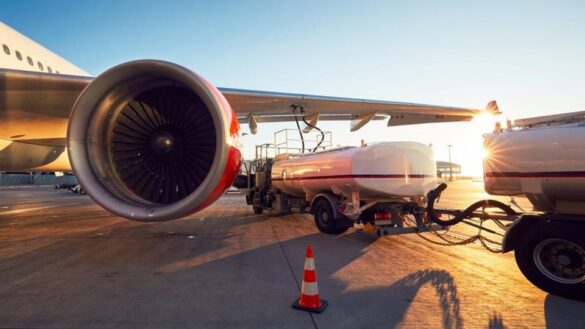 Abastecimento aeronave bioquerosene (SAF)