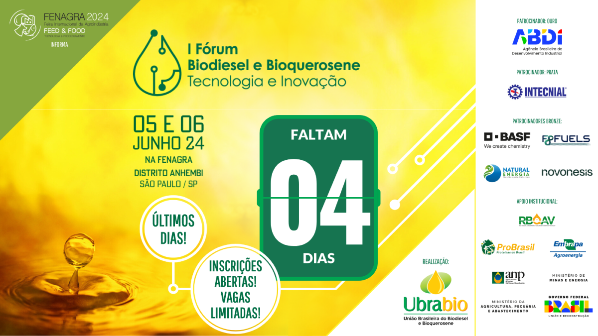 Clipping 2ª Edição: Estamos A 04 Dias Do I Fórum Biodiesel
