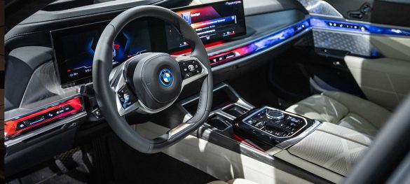 modern car interior bmw